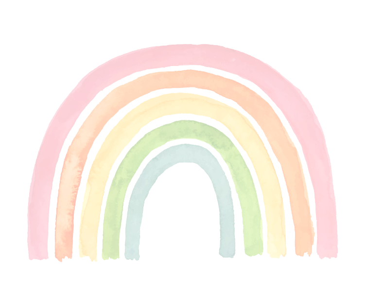 Arcoiris acuarela