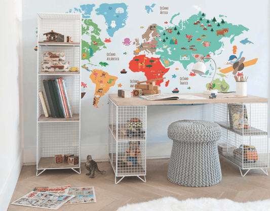 Mapamundi animalitos