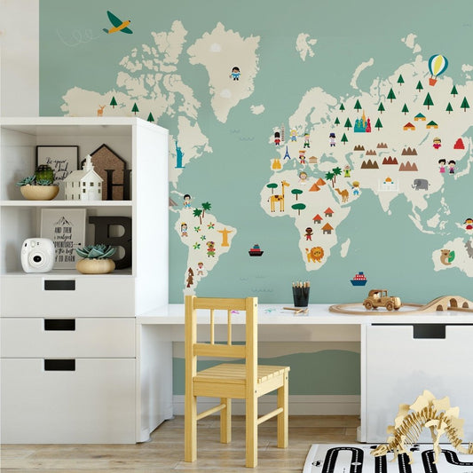 Mapamundi personajes