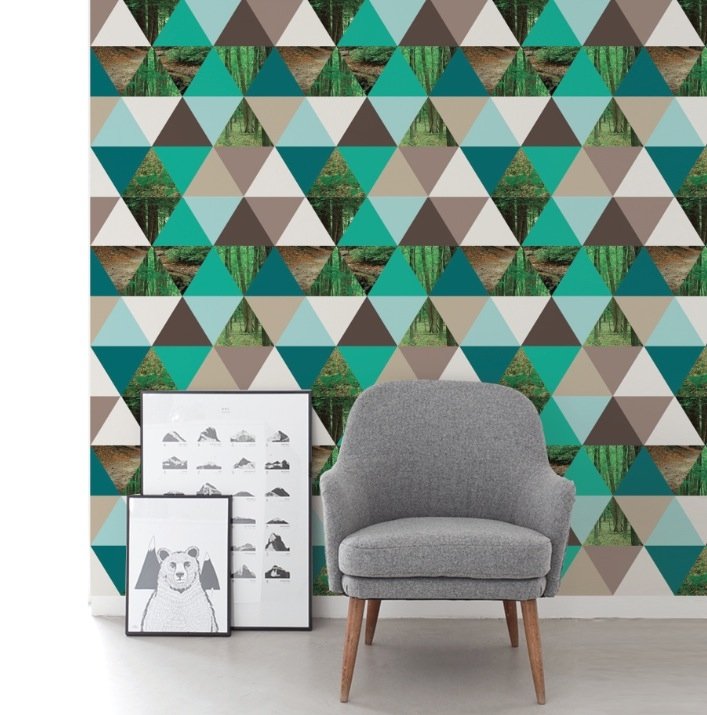 Triángulos bosque